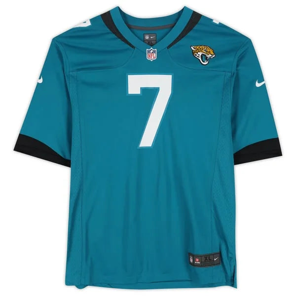 Brian Thomas Jr. Signed Jacksonville Jaguars Teal Nike Jersey | WJRSYTH0230