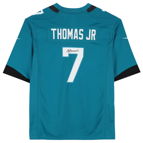 Brian Thomas Jr. Signed Jacksonville Jaguars Teal Nike Jersey | WJRSYTH0230