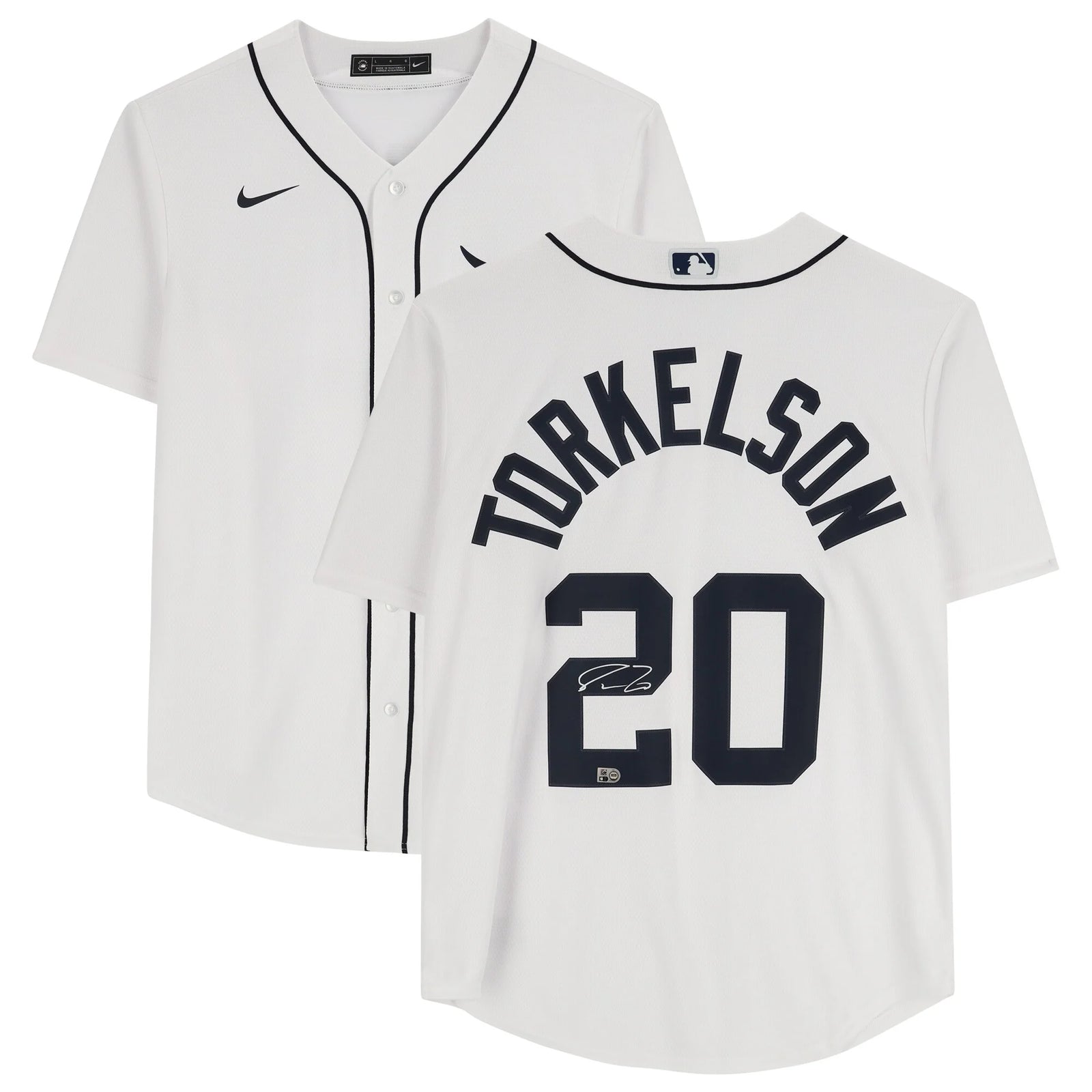 Spencer Torkelson Signed Detroit Tigers Jersey | White Nike Replica