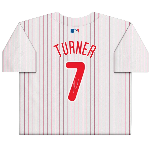 Trea Turner Signed Philadelphia Phillies White Nike Jersey | MLB | WJRSYTU0032