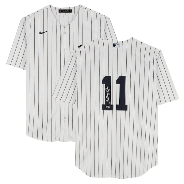Anthony Volpe Signed Yankees White Jersey | MLB Authenticated