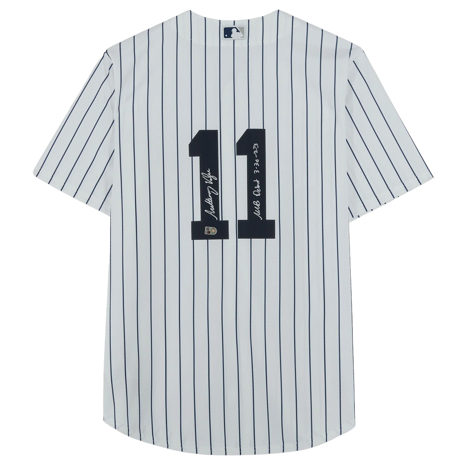 Anthony Volpe Signed Yankees Jersey | MLB Debut 3-30-23 Inscription