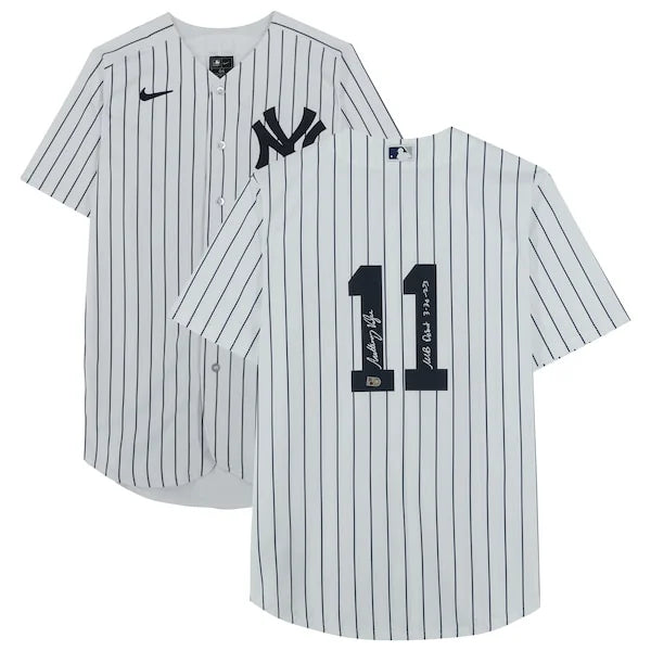 Anthony Volpe Signed Yankees Jersey | MLB Debut 3-30-23 Inscription