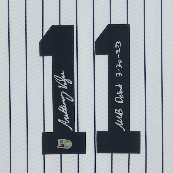 Anthony Volpe Signed Yankees Jersey | MLB Debut 3-30-23 Inscription