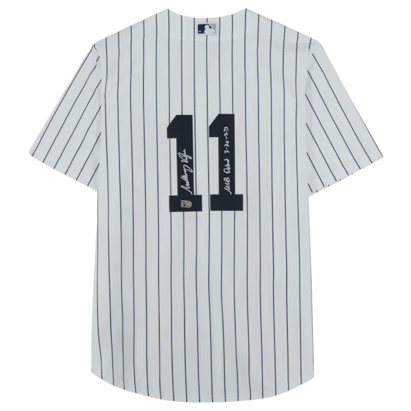 Anthony Volpe Signed Yankees Jersey | MLB Debut 3-30-23 Inscription