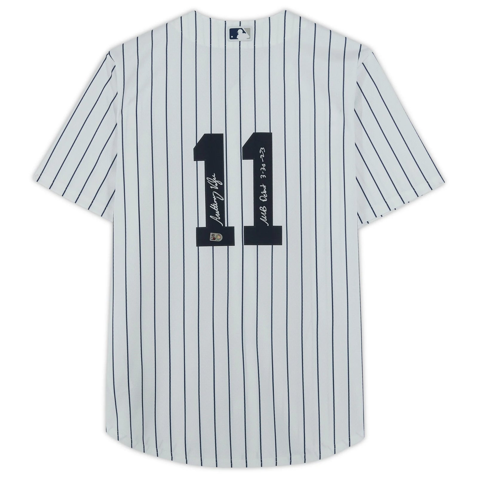 Anthony Volpe Signed Yankees Jersey | MLB Debut 3-30-23 Inscription