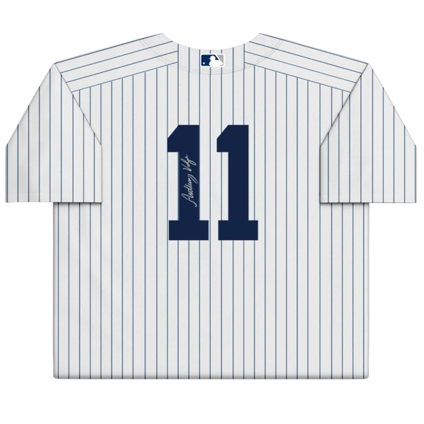 Anthony Volpe Signed New York Yankees White Jersey | MLB Authenticated