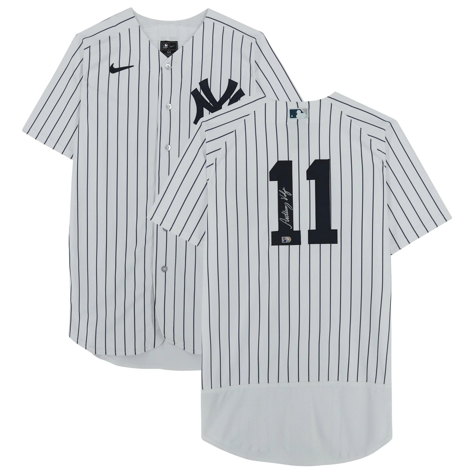 Anthony Volpe Signed New York Yankees White Jersey | MLB Authenticated