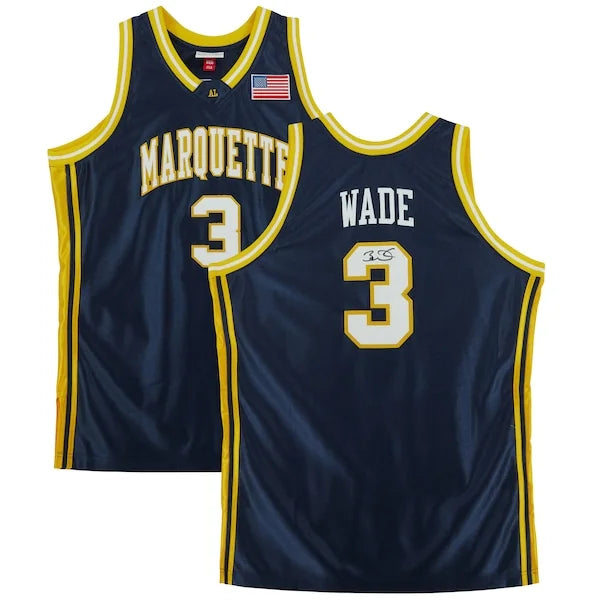 Dwyane Wade Signed Marquette Golden Eagles Jersey | Mitchell & Ness 2002