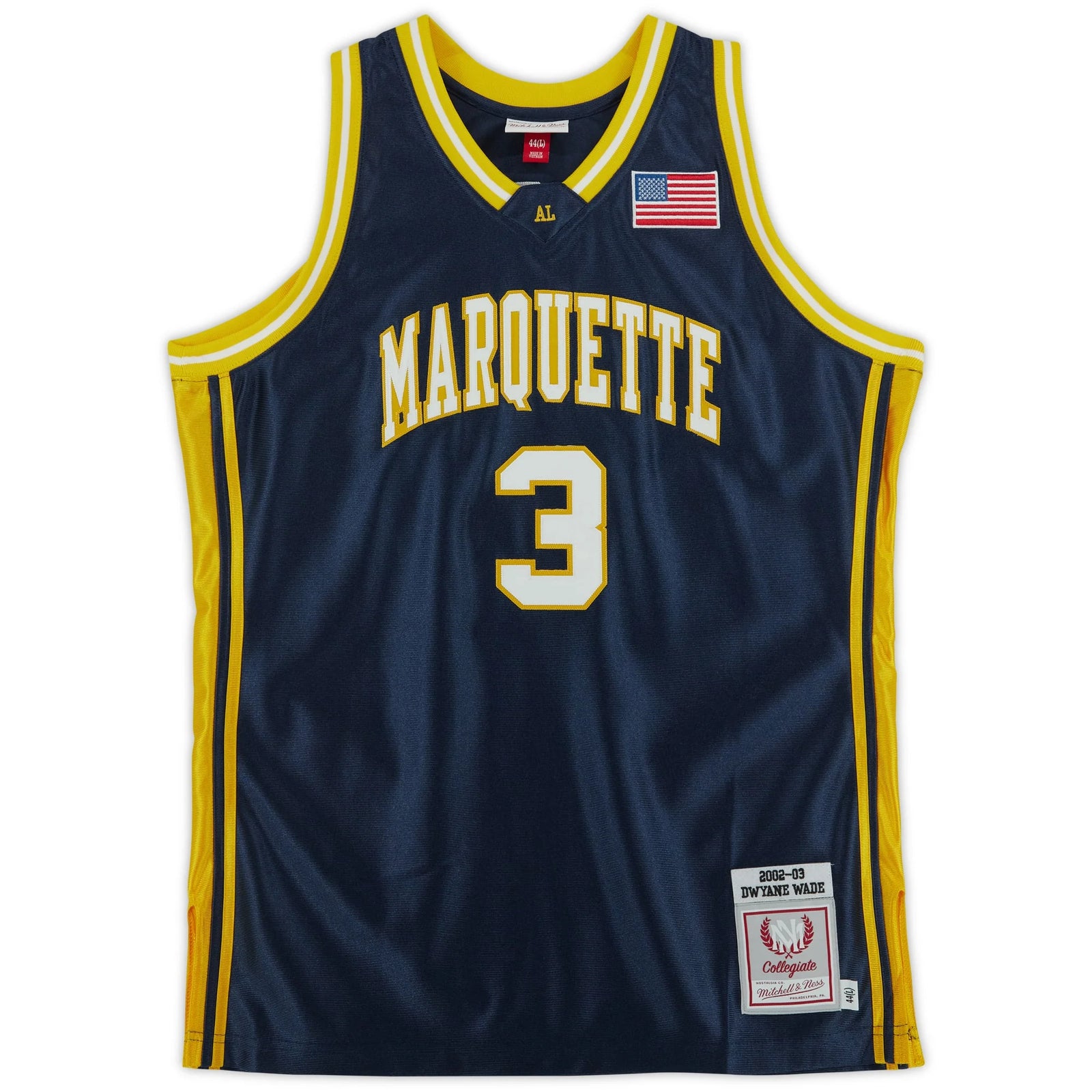 Dwyane Wade Signed Marquette Golden Eagles Jersey | Mitchell & Ness 2002
