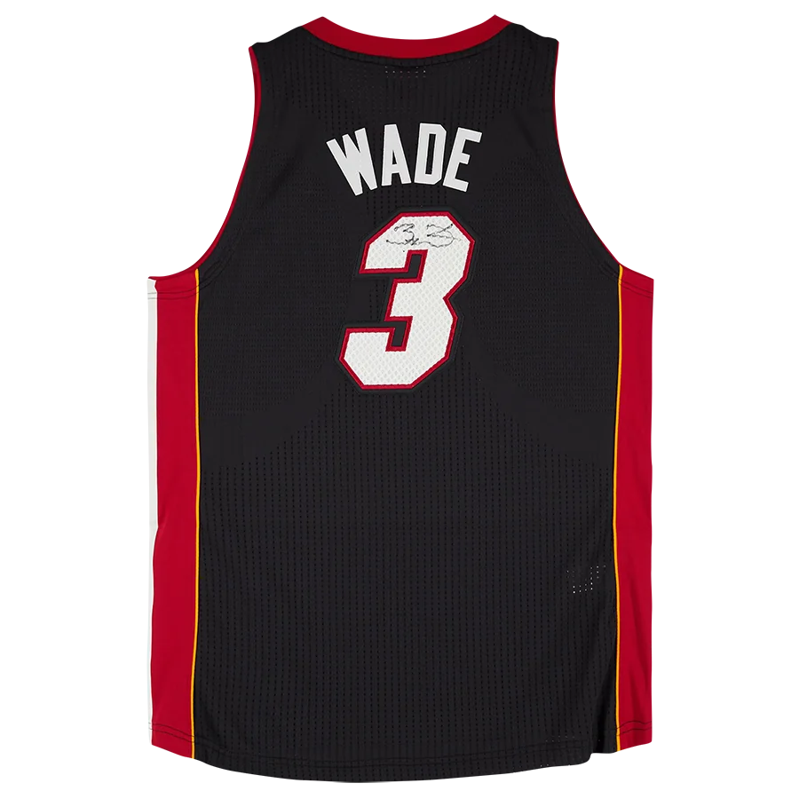 Dwyane Wade Signed Miami Heat Jersey | 2012-2013 Mitchell & Ness with NBA Finals Patch