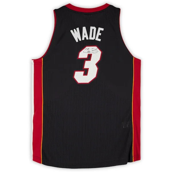 Dwyane Wade Signed Miami Heat Jersey | 2012-2013 Mitchell & Ness with NBA Finals Patch