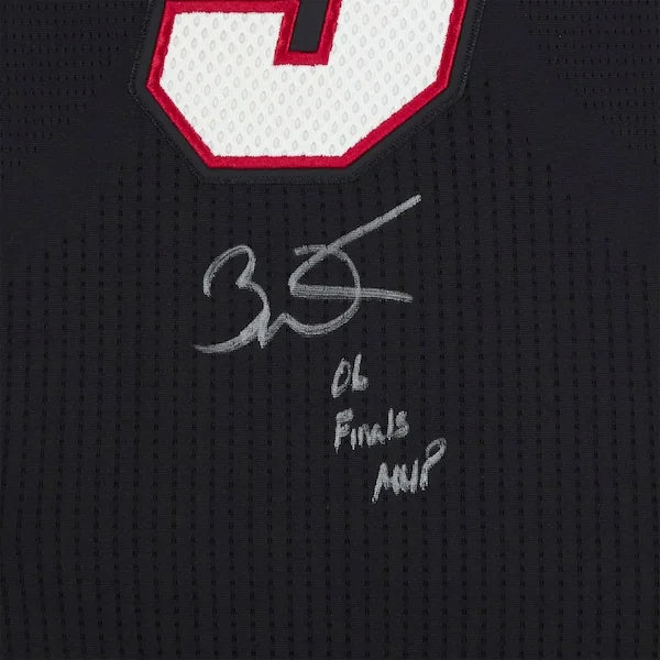 2012-13 Dwyane Wade Signed Miami Heat Jersey | 06 Finals MVP Inscription