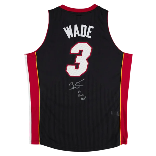 2012-13 Dwyane Wade Signed Miami Heat Jersey | 06 Finals MVP Inscription