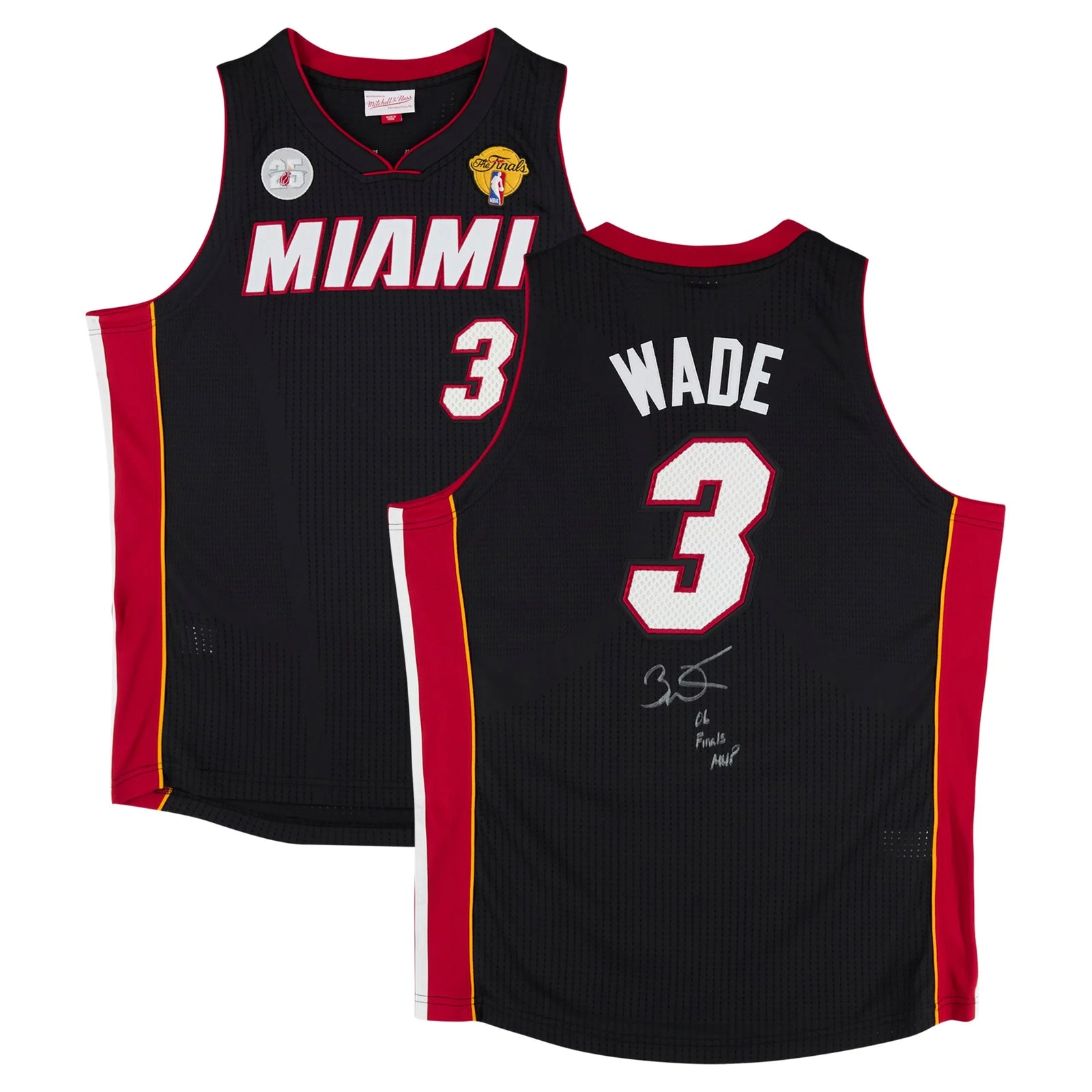 2012-13 Dwyane Wade Signed Miami Heat Jersey | 06 Finals MVP Inscription