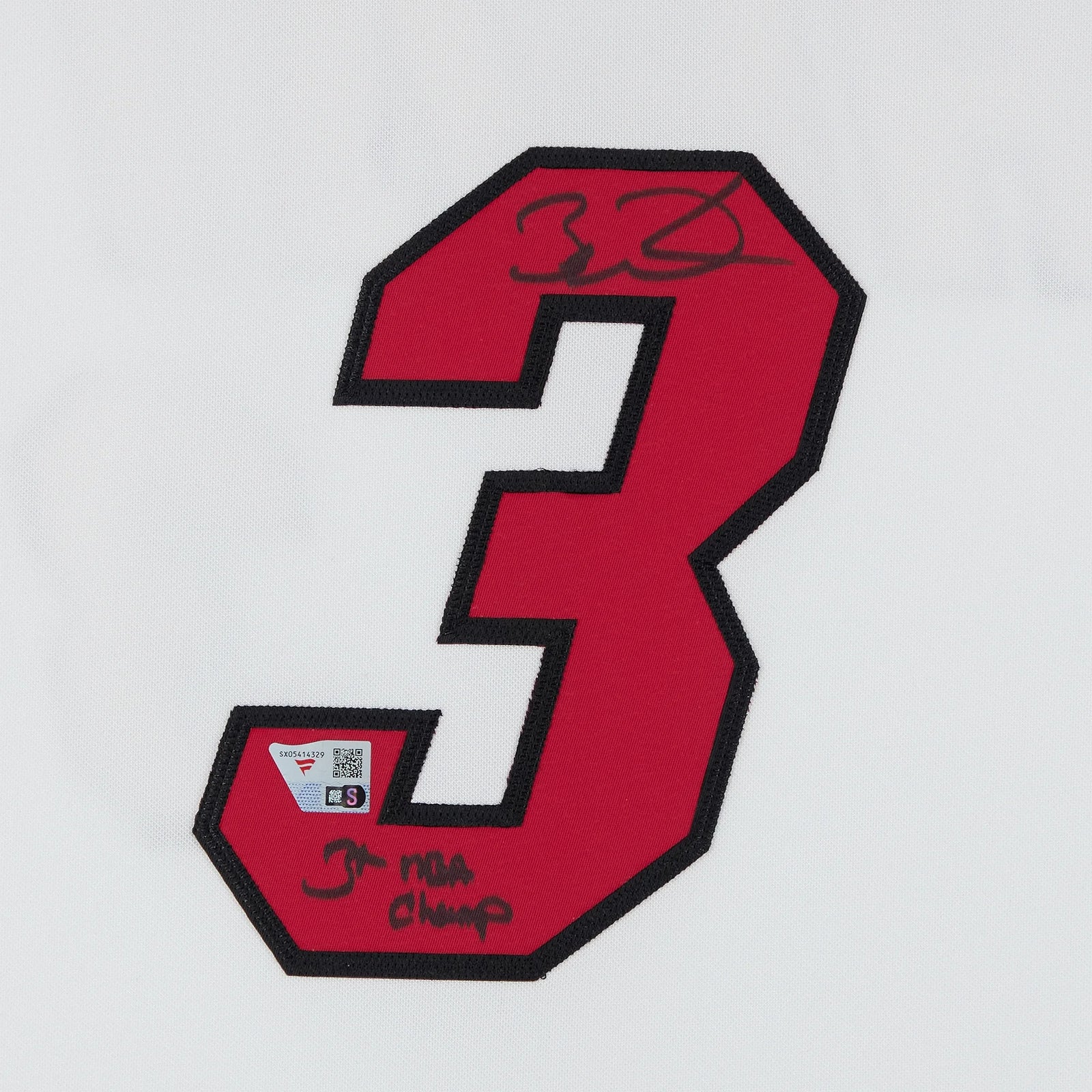 Dwyane Wade Signed Miami Heat Jersey | 2005 Finals White Mitchell & Ness