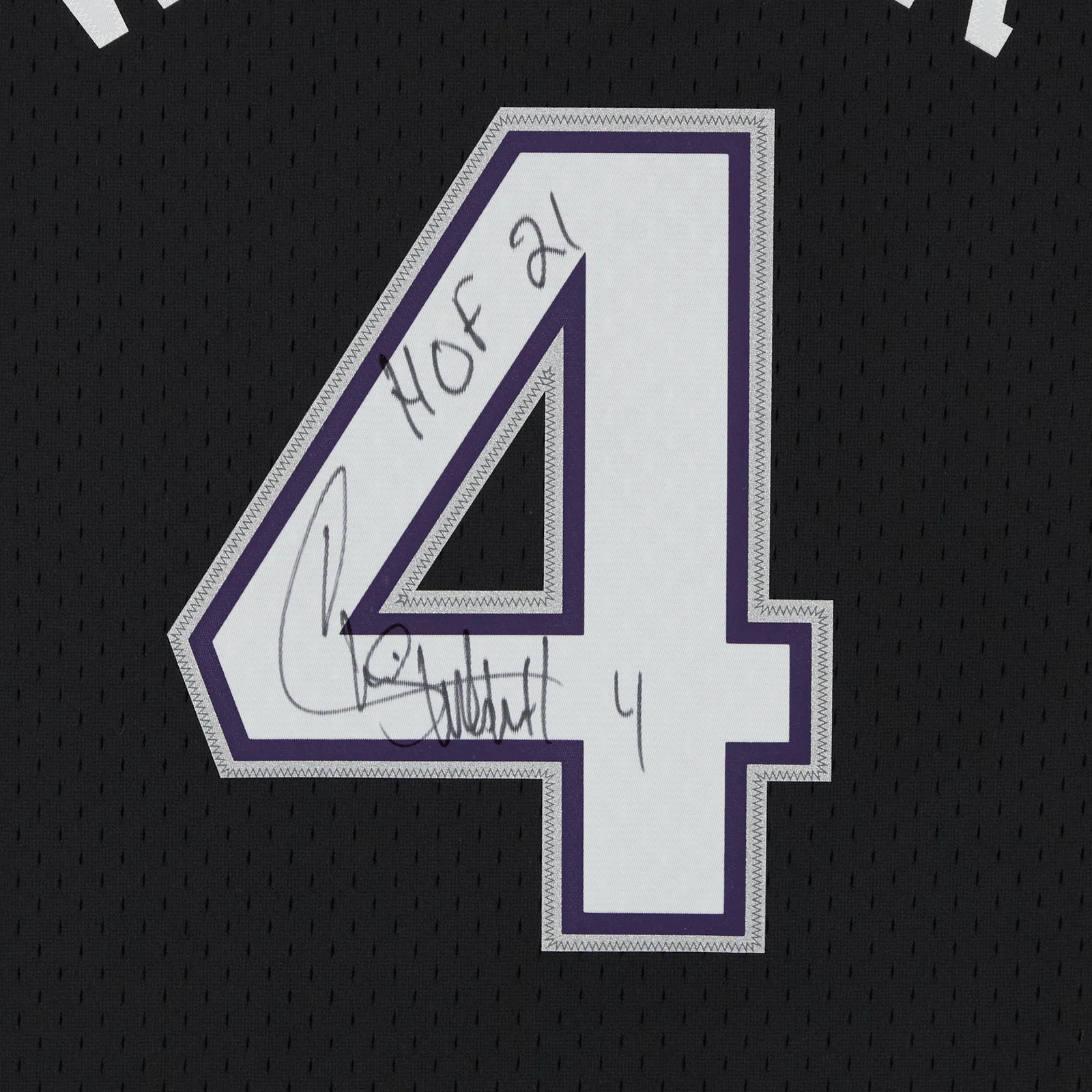 Chris Webber Signed Sacramento Kings Jersey | 2000 Mitchell & Ness with HOF 21 Inscription