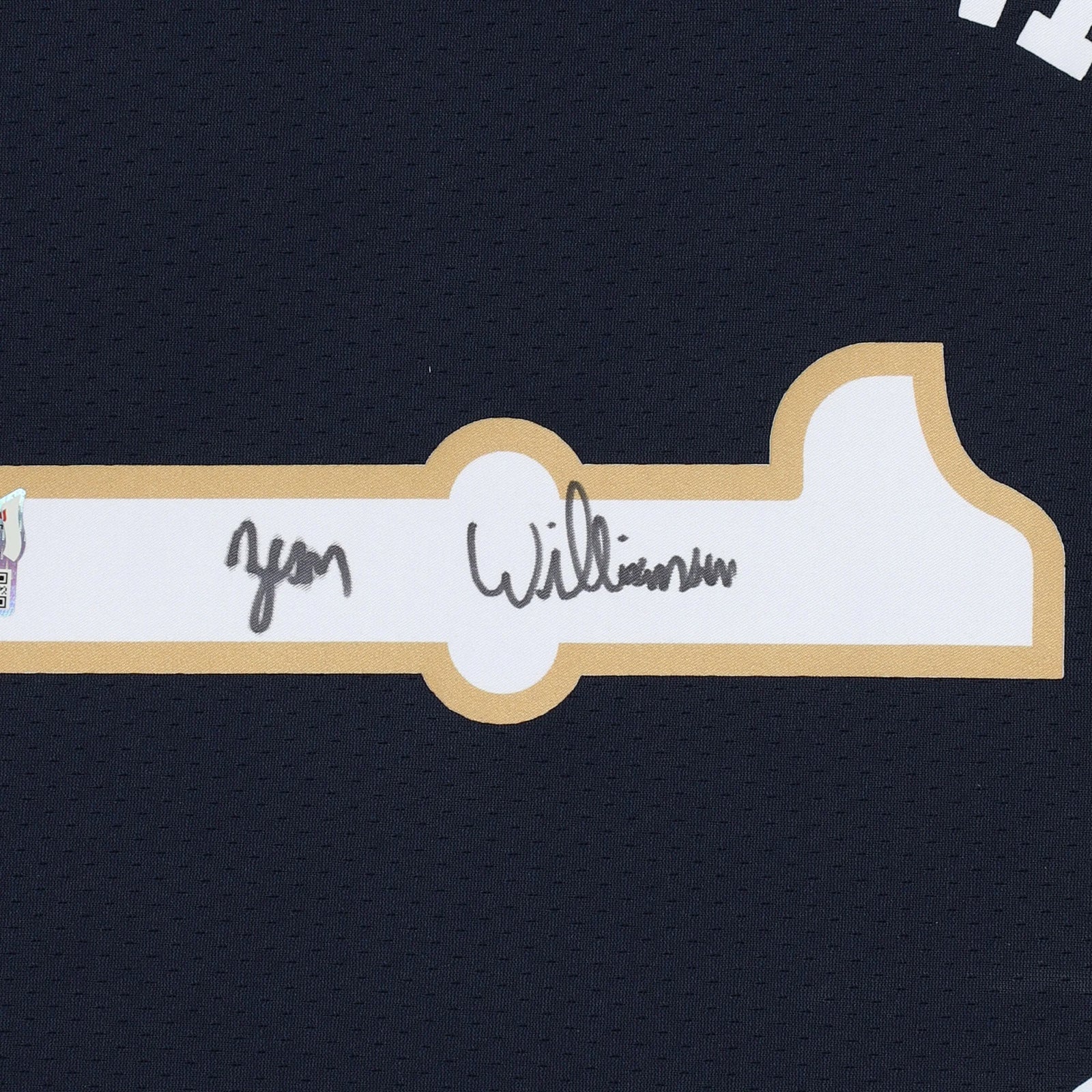 Zion Williamson Signed New Orleans Pelicans Nike Navy Jersey | Authenticated
