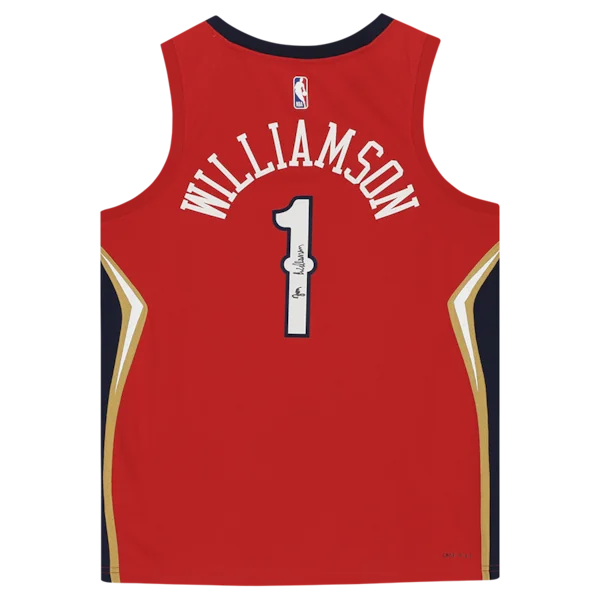 Zion Williamson Signed Red Jordan Brand Swingman Jersey | Pelicans