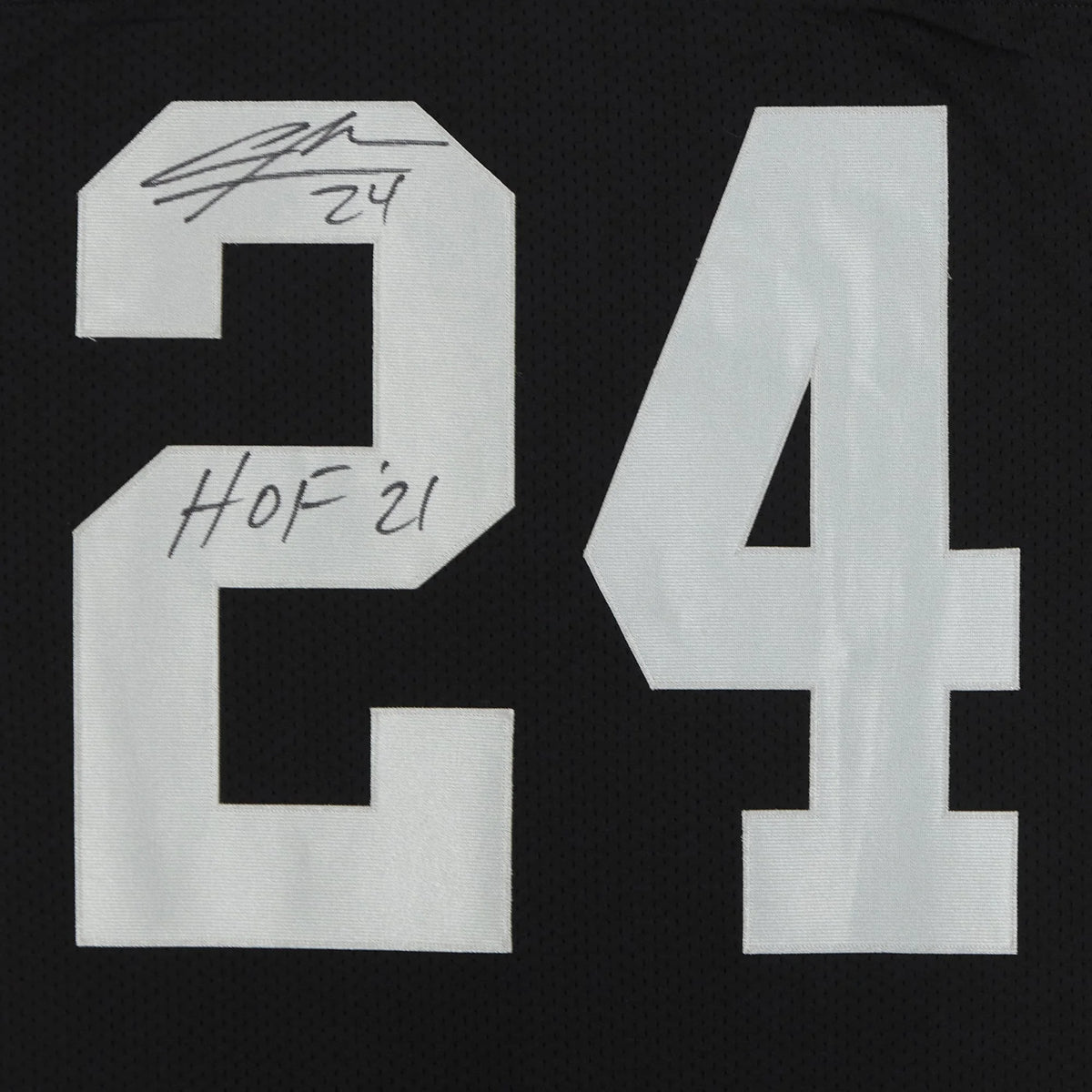 Charles Woodson Signed Las Vegas Raiders Jersey | HOF 21 Inscription | WJRSYWO0030