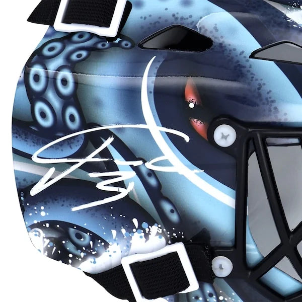 Philipp Grubauer Signed Mini Goalie Mask | Seattle Kraken
