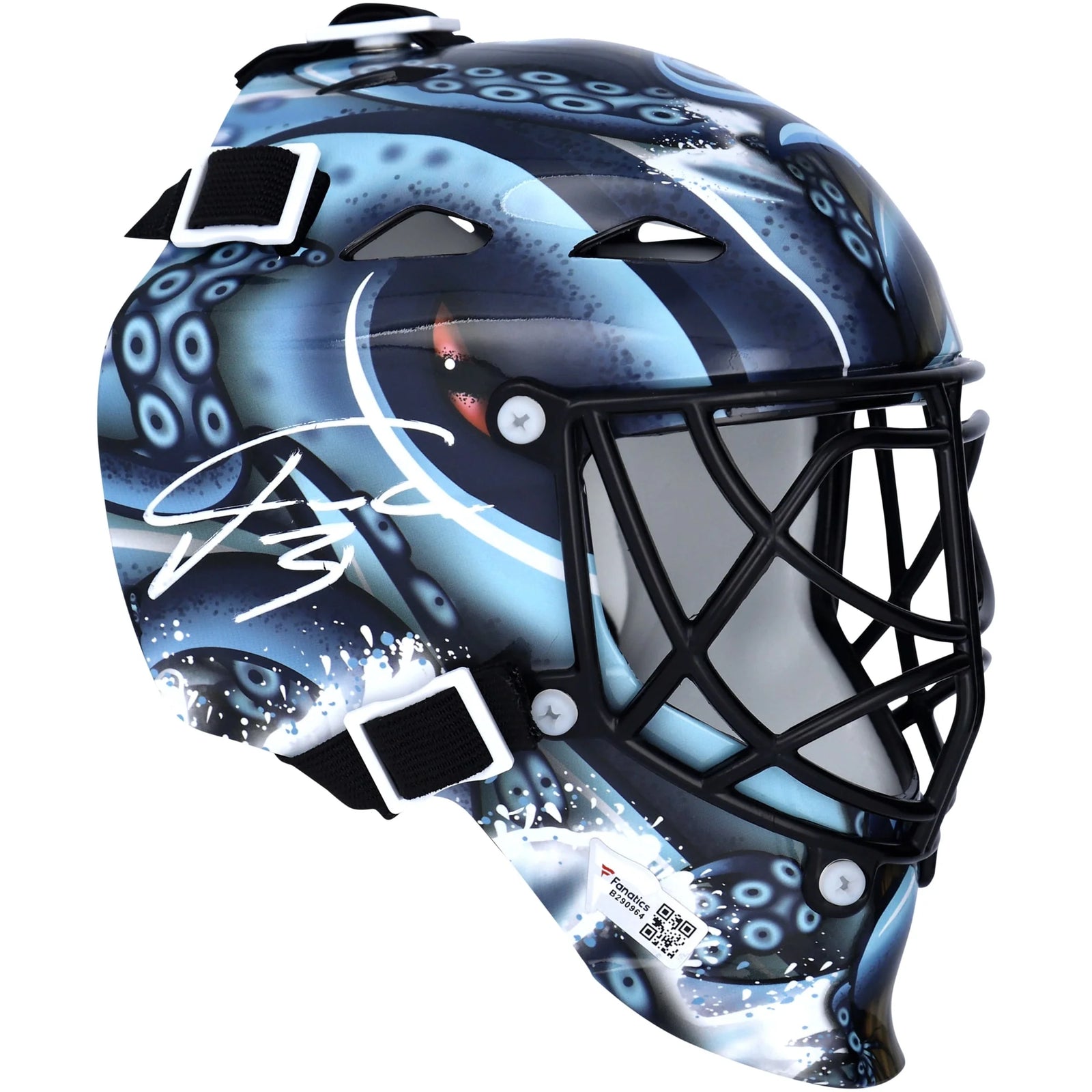 Philipp Grubauer Signed Mini Goalie Mask | Seattle Kraken
