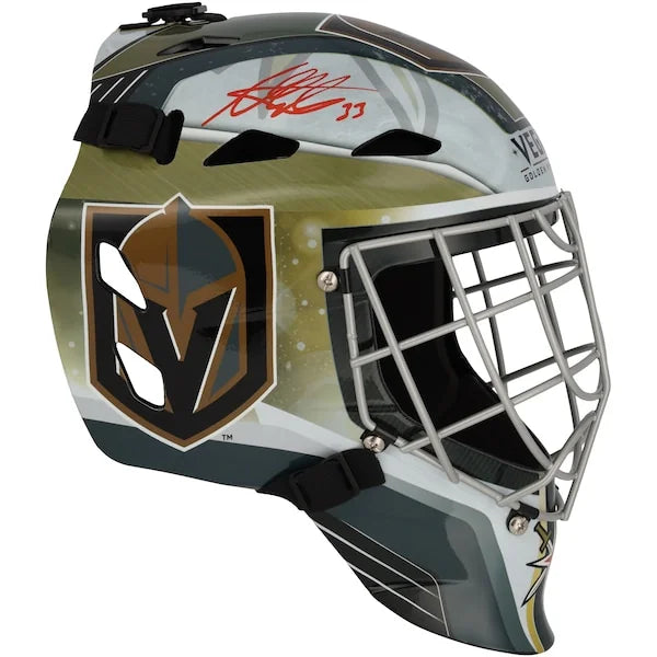 Adin Hill Signed Vegas Golden Knights Replica Goalie Mask | Authenticated