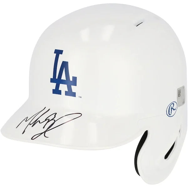 Mookie Betts Signed Rawlings Mini Batting Helmet | Los Angeles Dodgers