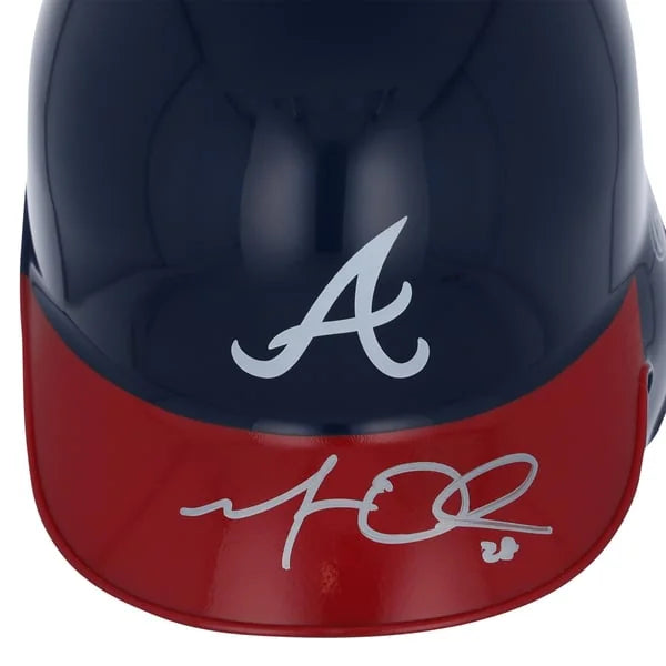 Matt Olson Signed Braves Mini Batting Helmet | MLB Authenticated | WMBTHOL0004