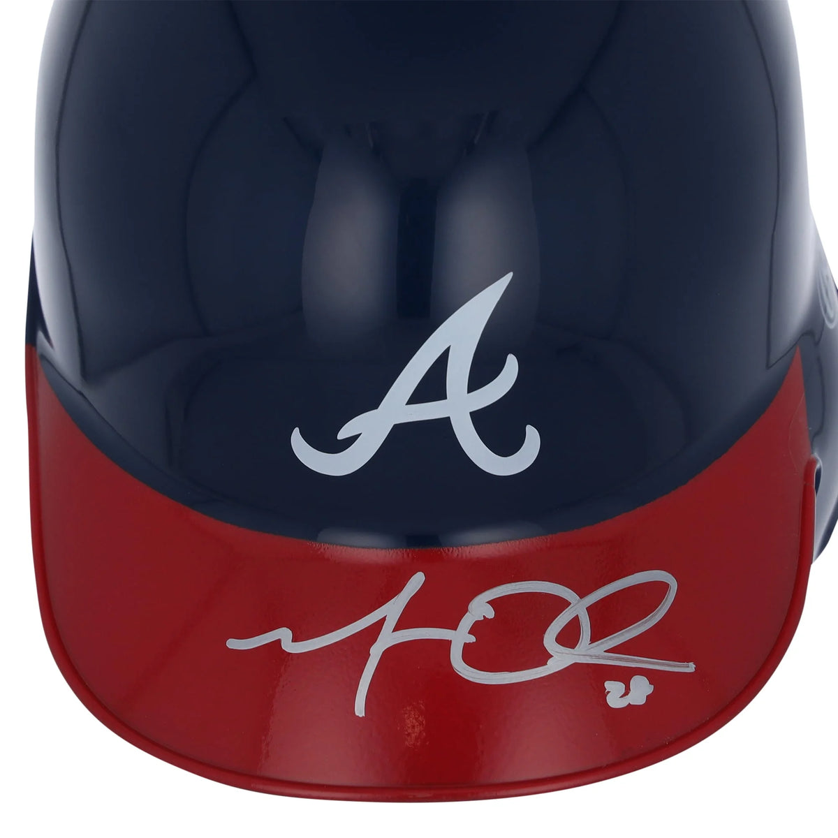 Matt Olson Signed Braves Mini Batting Helmet | MLB Authenticated | WMBTHOL0004