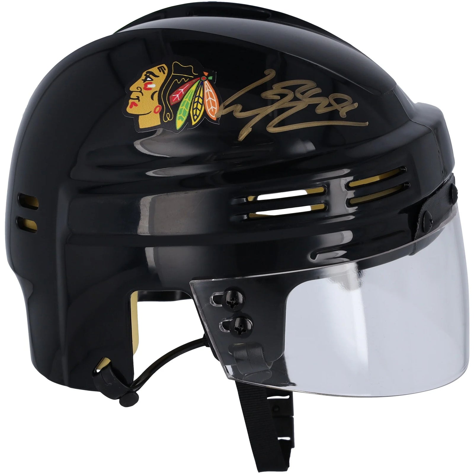 Connor Bedard Signed Chicago Blackhawks Mini Helmet | Authenticated