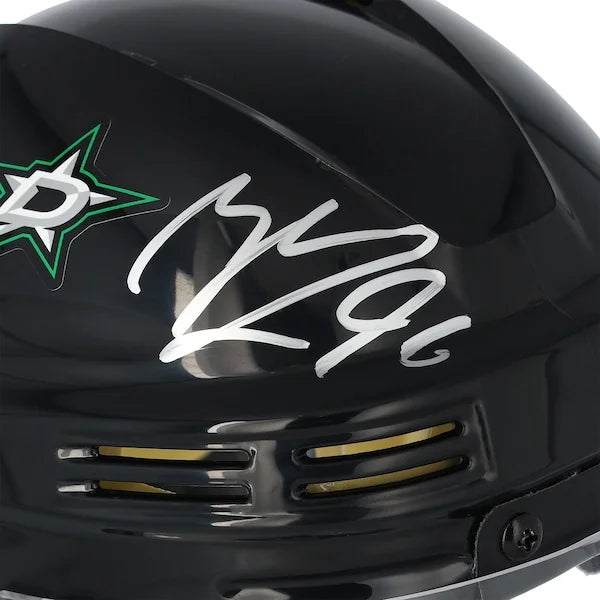 Mikko Rantanen Signed Dallas Stars Black Mini Helmet | Authenticated