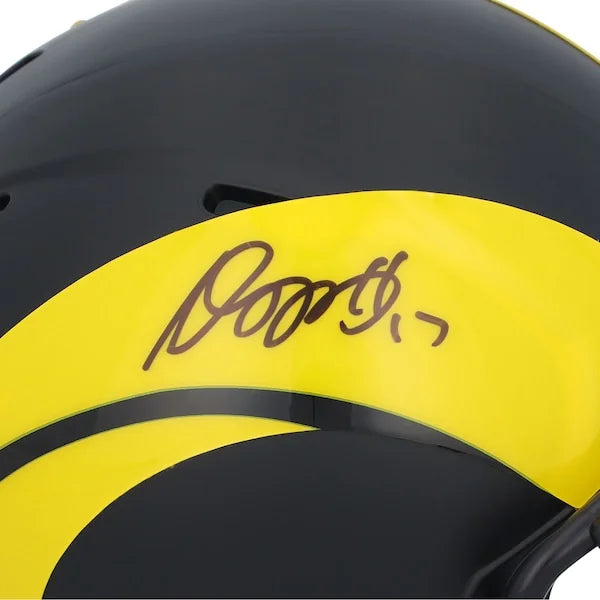 Davante Adams Signed Riddell Rivalry Speed Mini Helmet | Los Angeles Rams