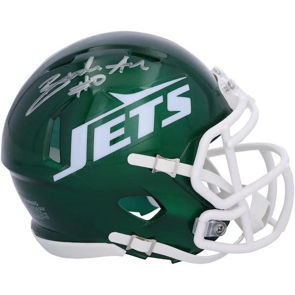 Braelon Allen Signed Jets Riddell 2024 Speed Mini Helmet