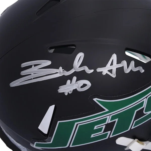 Braelon Allen Signed Jets Mini Helmet | 2024 Black Alternate