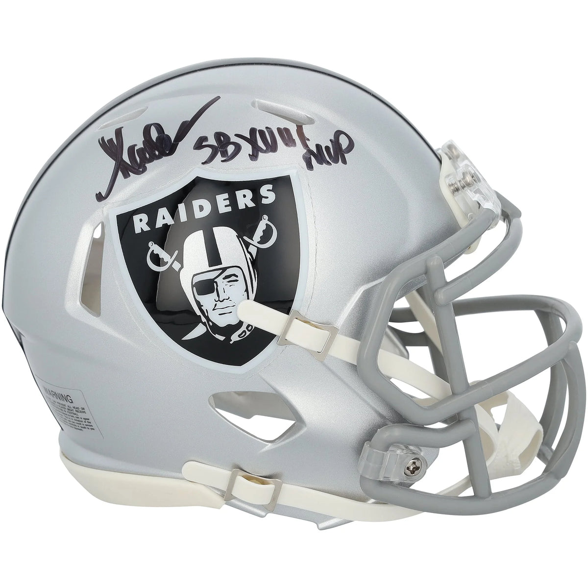 Marcus Allen Signed Riddell Speed Mini Helmet | SB XVIII MVP Inscription | WMHLTAL0061