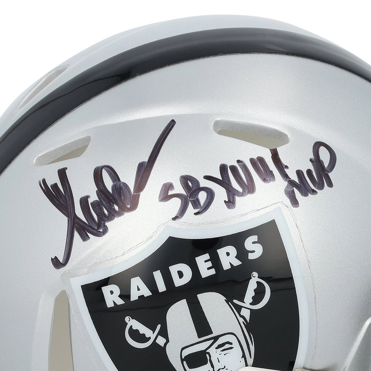 Marcus Allen Signed Riddell Speed Mini Helmet | SB XVIII MVP Inscription | WMHLTAL0061