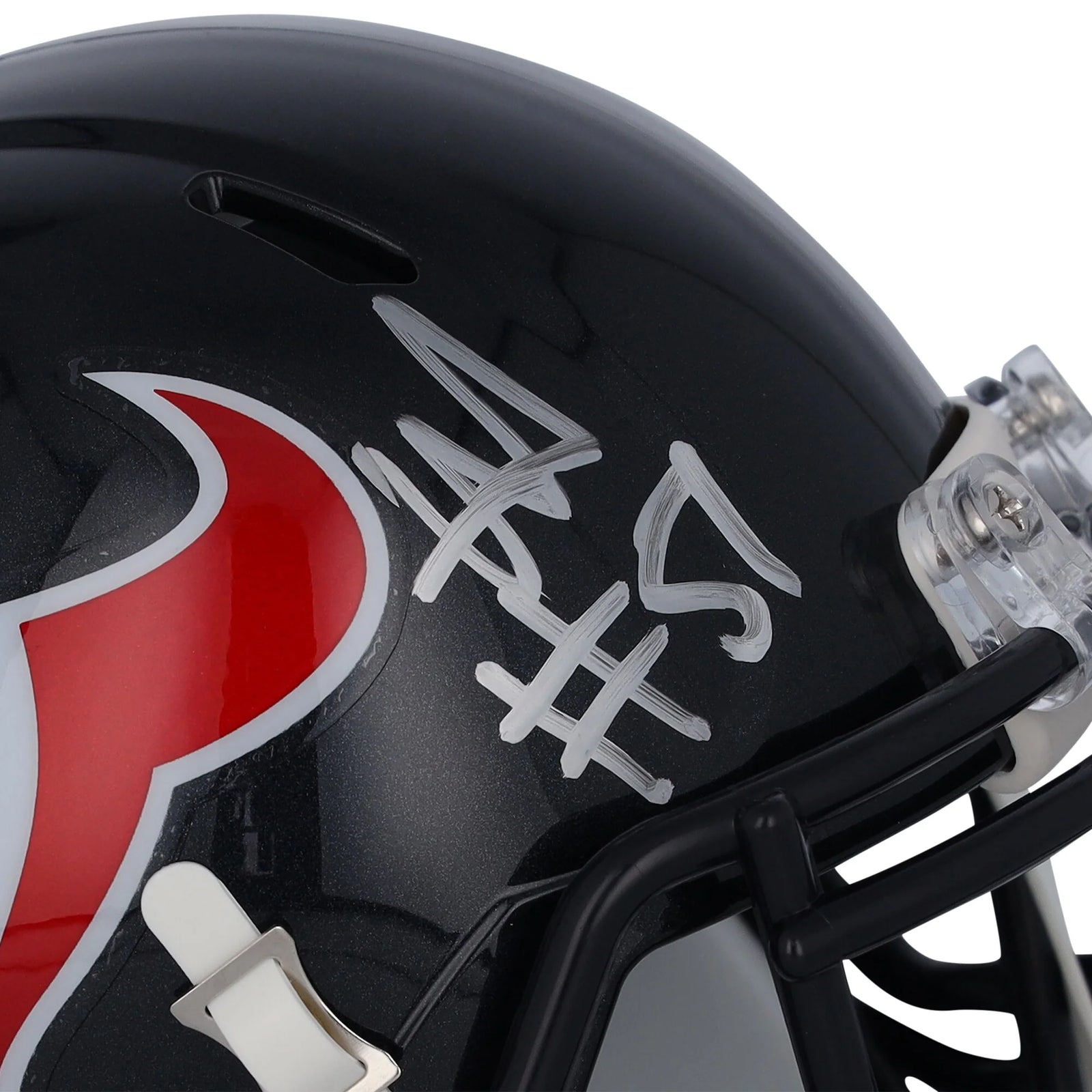 Will Anderson Jr. Houston Texans Autographed Fanatics Authentic 2024 Speed Mini Helmet - F2