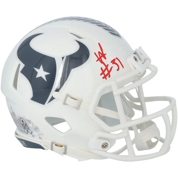 Will Anderson Jr. Signed Texans Mini Helmet | 2024 Salute to Service