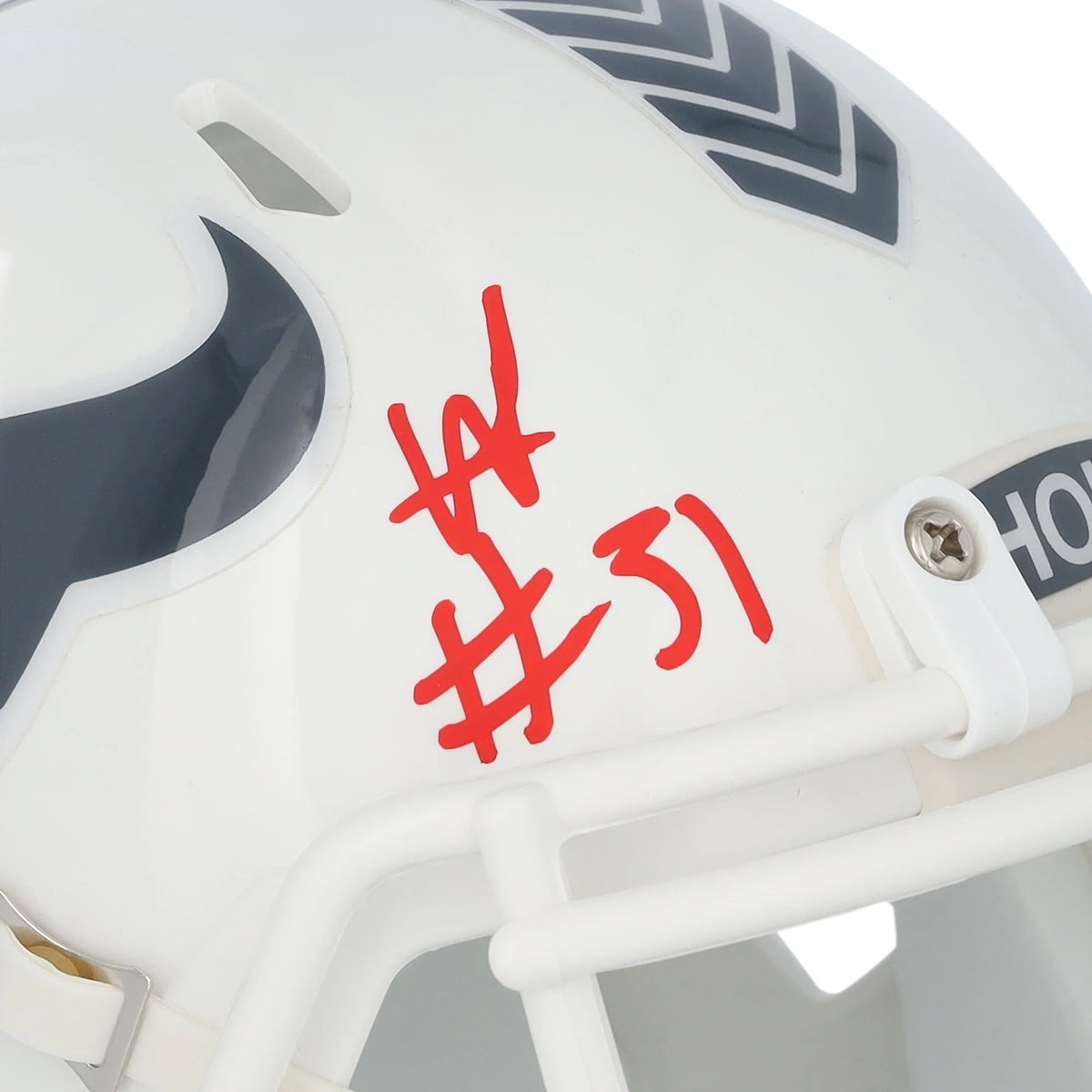 Will Anderson Jr. Signed Texans Mini Helmet | 2024 Salute to Service