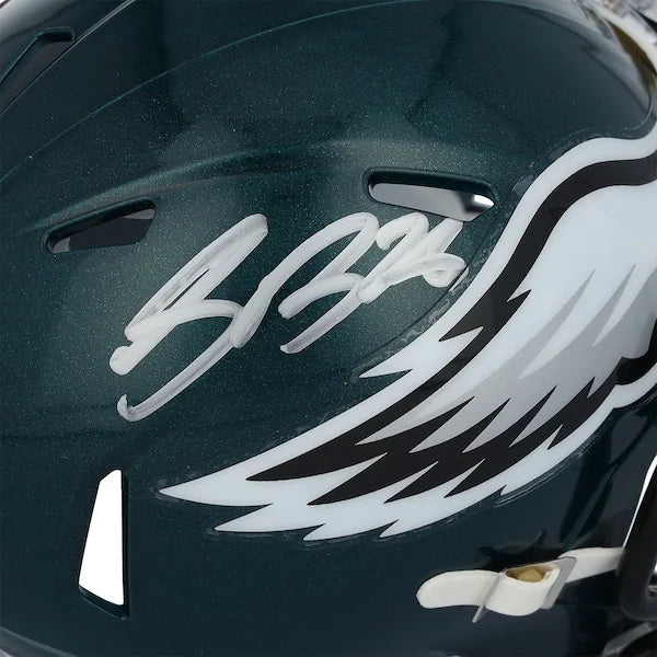 Saquon Barkley Signed Philadelphia Eagles Super Bowl LIX Champions Mini Helmet