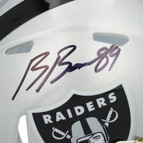 Brock Bowers Signed Las Vegas Raiders Riddell Speed Mini Helmet | Authenticated