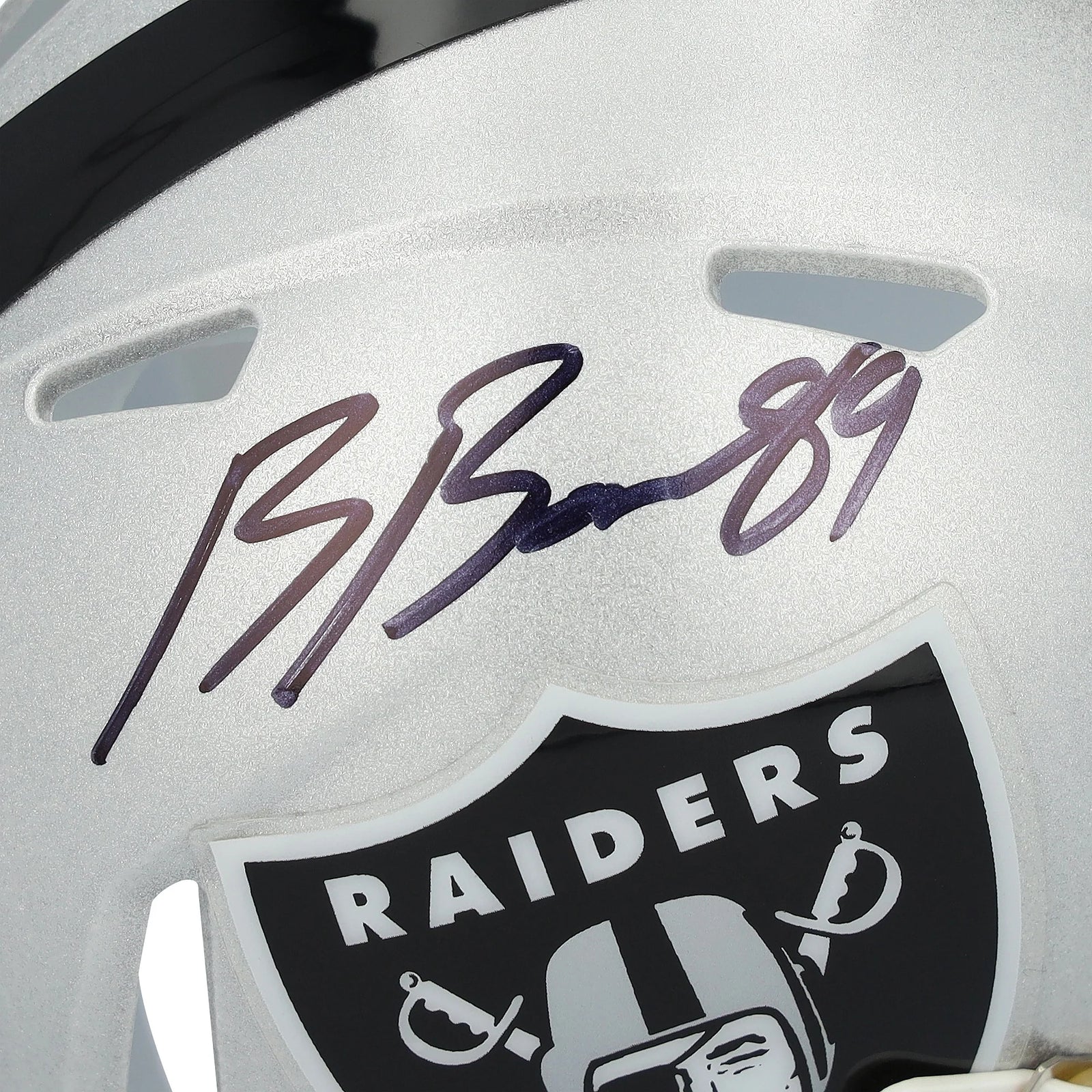 Brock Bowers Signed Las Vegas Raiders Riddell Speed Mini Helmet | Authenticated