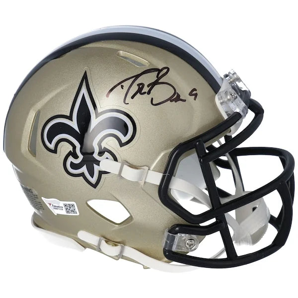 Drew Brees Signed New Orleans Saints Mini Helmet | Authenticated