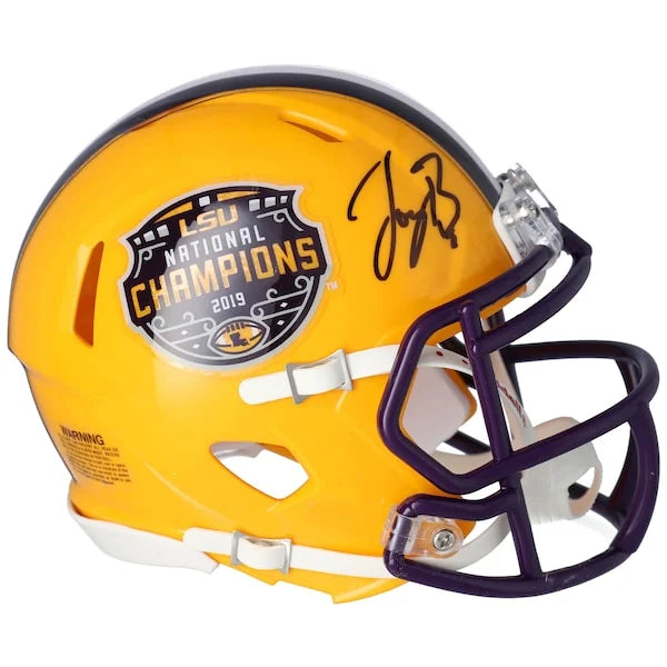 Joe Burrow Signed LSU Tigers Mini Helmet | 2019 National Champions