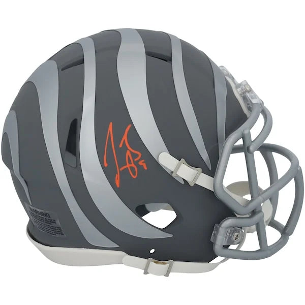 Joe Burrow Signed Bengals Riddell Slate Speed Mini Helmet | Authenticated
