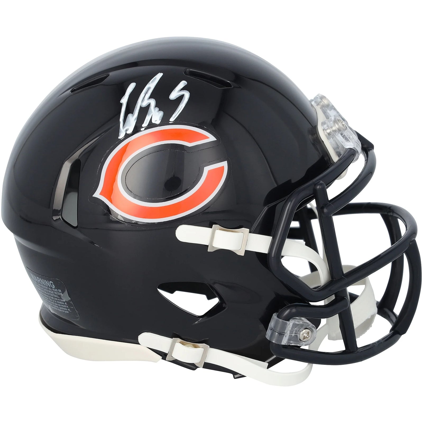 Luther Burden III Signed Riddell Speed Mini Helmet | Chicago Bears