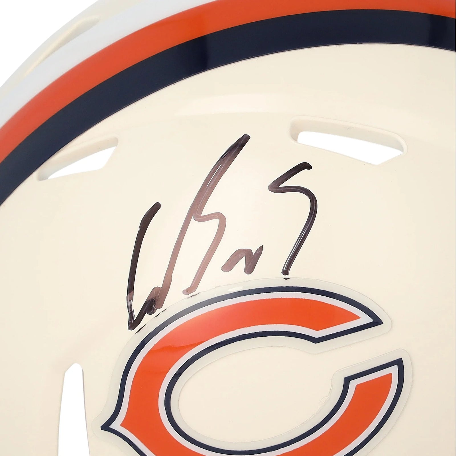 Luther Burden III Signed Chicago Bears Riddell Mini Helmet | Authenticated