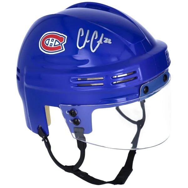 Cole Caufield Signed Montreal Canadiens Mini Helmet | Authenticated