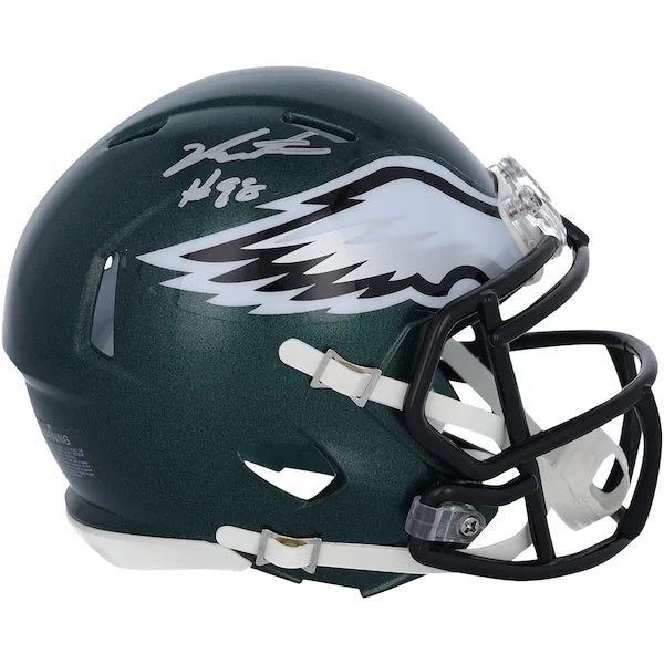 Jalen Carter Signed Philadelphia Eagles Riddell Speed Mini Helmet | Authenticated